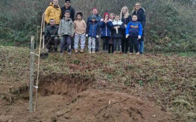 Učenici OŠ Netretić sadili lipu u Starom gradu Novigradu na Dobri