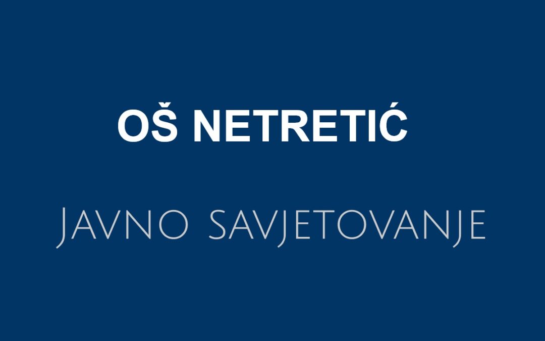 Javno savjetovanje sa zainteresiranom javnošću o Prijedlogu Pravilnika o provedbi postupaka jednostavne nabave